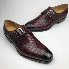 Crocodile Leather Moccasins Loafer BMBAS120175 image 3