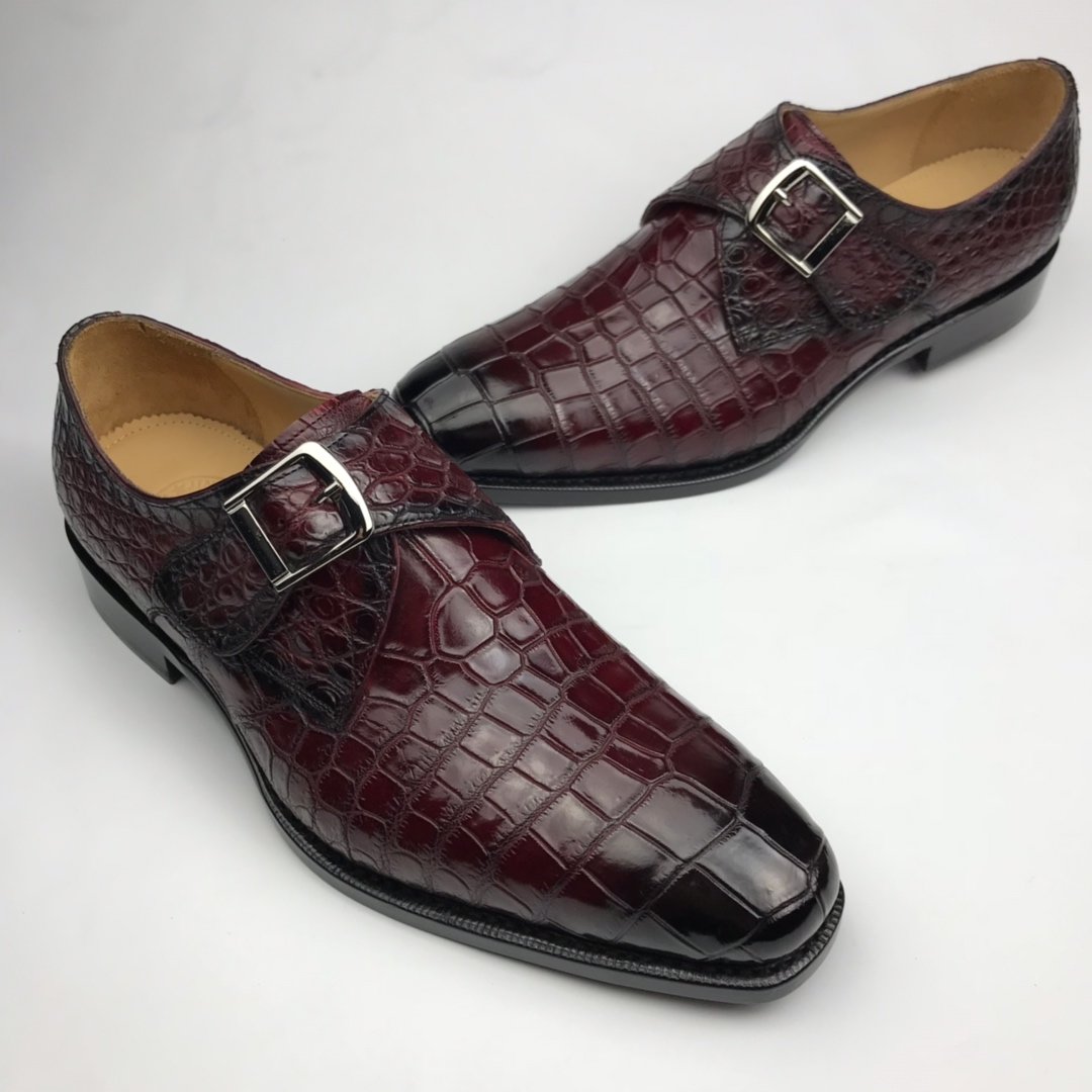 Crocodile Leather Moccasins Loafer BMBAS120175 image 3
