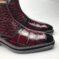 Crocodile Deluxe Strap Stitching Boots BMBAS120177 image 2