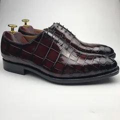 Smooth Scale-Patterned Oxford Shoes BMBAS12066 image 3