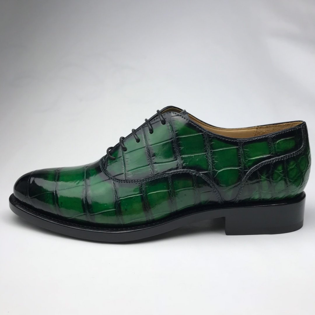 Crocodile Pattern Oxford Shoes Formal Style BMGAS120183 image 3