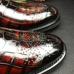 Crocodile Classic Bi-color Dress boots BMBAS120188 image 3