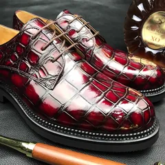 Men Crocodile Walking Formal Business Shoes BMBAS12069 image 3