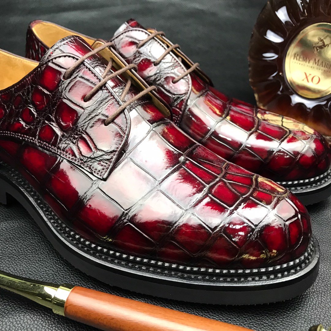 Men Crocodile Walking Formal Business Shoes BMBAS12069 image 3