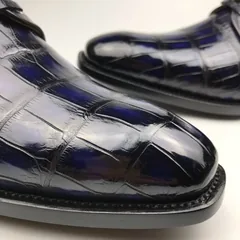 Fashion Men’s Crocodile Trend Leather Formal Shoes BMBAS12082 image 4