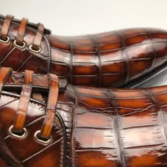 Men’s Genuine Authentic Crocodile Derby BMBAS12083 image 4