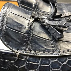 Lifestyle Men’s Handcrafted Crocodile Penny Loafer BMBAS120117 image 3