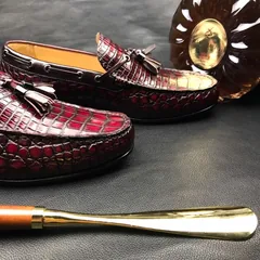 Men’s Crocodile Tassel Loafer Slip On BMBAS120122 image 3
