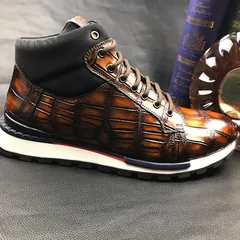 Mens Fashion Crocodile Sneakers Sports Shoe BMBAS120126 image 2