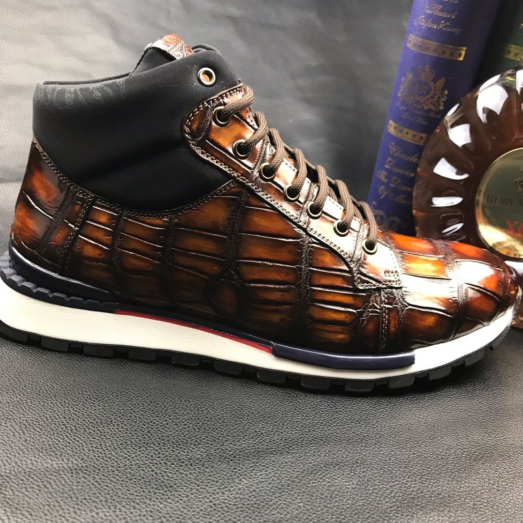 Mens Fashion Crocodile Sneakers Sports Shoe BMBAS120126 image 2