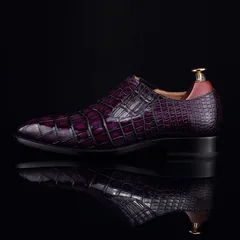 Men’s Loafer Slip On Crocodile Classical Shoes BMPAS12061 image 8