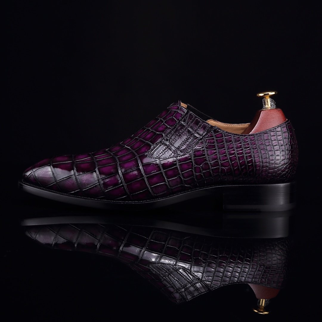 Men’s Loafer Slip On Crocodile Classical Shoes BMPAS12061 image 8