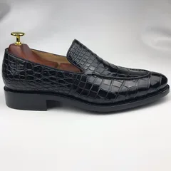 Men’s Slip-On Crocodile Driving Style Loafer BMBAS120131 image 4