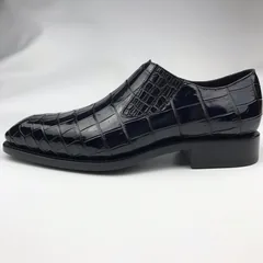 Loafers Men Crocodile Leather Fashion Slip-on Shoes BMBAS120132 image 8