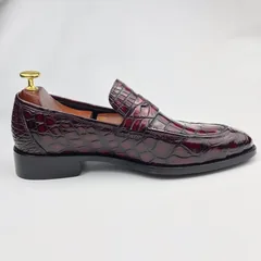 Scale-Patterned Dress Loafers BMBAS120134 image 3