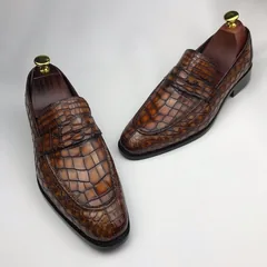 Crocodile Men’s Slip On Formal Classic Shoes BMBAS120136 image 2