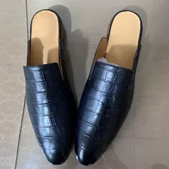 Men Summer Slippers Shoes Leather loafers MBS04003 image 1