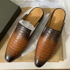 New Arrival Half Slippers Casual Leather Shoes MBS04002 image 1