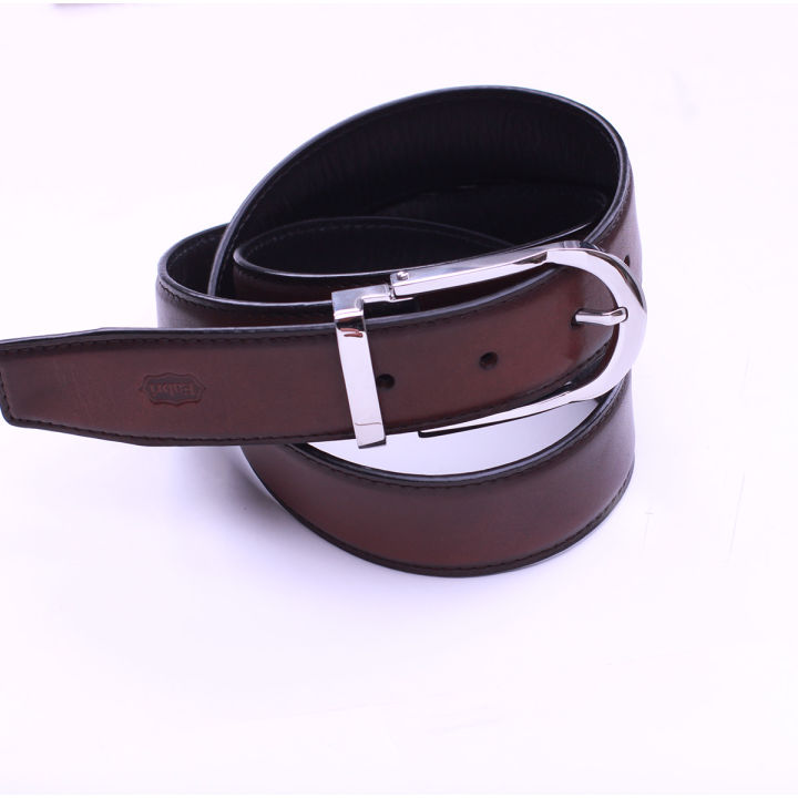 What does a real leather dress belt look like? article image