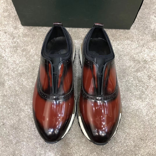 Men Leather Running Sport Casual Oxford Shoes PMBCS04006 image 6