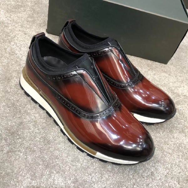Men Leather Running Sport Casual Oxford Shoes PMBCS04006 image 7