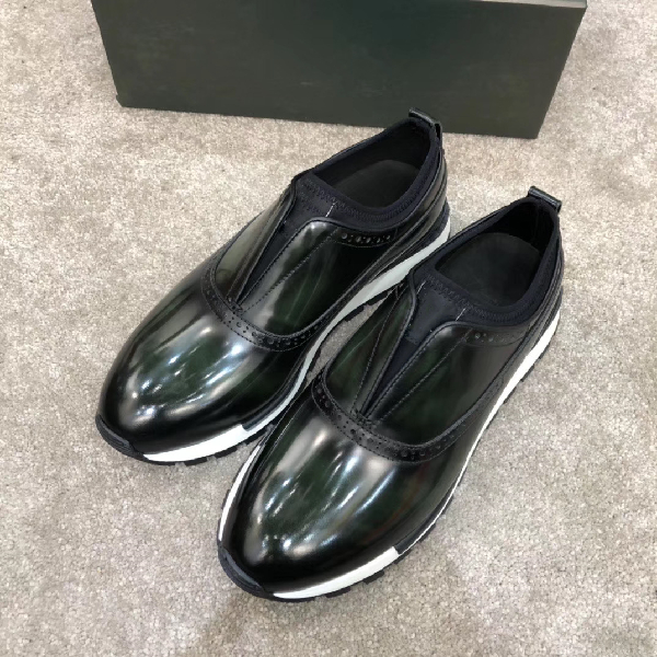 Men Leather Running Sport Casual Oxford Shoes PMBCS04006 image 10