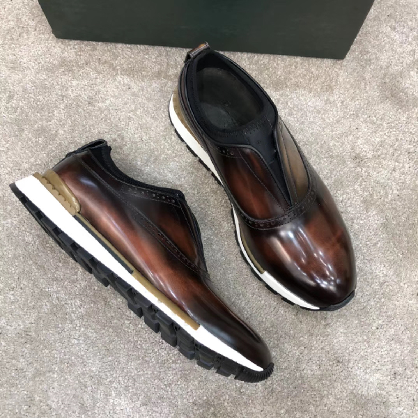 Men Leather Running Sport Casual Oxford Shoes PMBCS04006 image 14