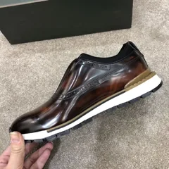 Men Leather Running Sport Casual Oxford Shoes PMBCS04006 image 2