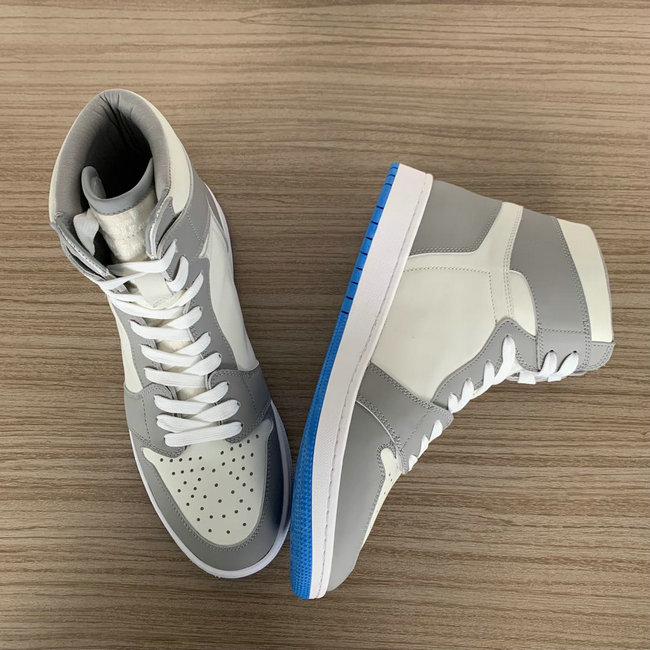 Grey and Beige High Top AJ style Sneakers MBS101