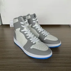 Grey and Beige High Top AJ style Sneakers MBS101 image 5