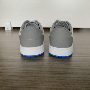 Grey and Beige Low Top AJ style Sneakers MBS102
