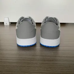 Grey and Beige Low Top AJ style Sneakers MBS102 image 2