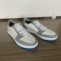 Grey and Beige Low Top AJ style Sneakers MBS102 image 3