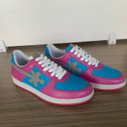 Blue and Red Low Top AF style Sneakers MBS103