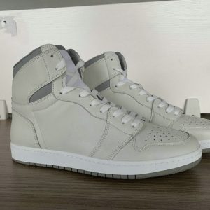 Grey and Beige High Top AJ style Sneakers MBS105