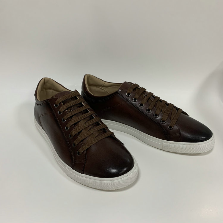 Brown Color Applied Low Top Elegant Trainers MBS110 image 3
