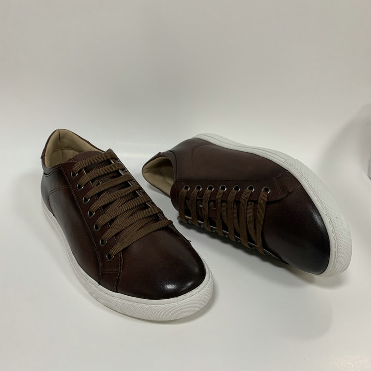 Brown Color Applied Low Top Elegant Trainers MBS110 image 4