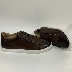 Brown Color Applied Low Top Elegant Trainers MBS110 image 5