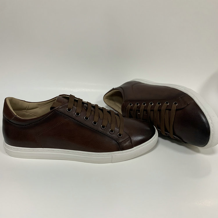 Brown Color Applied Low Top Elegant Trainers MBS110 image 5