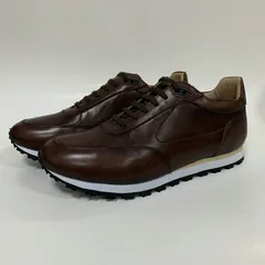 Brown Color Applied Leather Elegant Sneakers MBS111 image 4