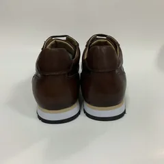Brown Color Applied Leather Elegant Sneakers MBS111 image 5