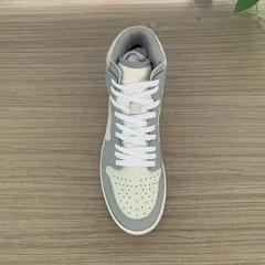 Grey and Beige AJ x D style oil edge process Sneakers Shape MBS114 image 2