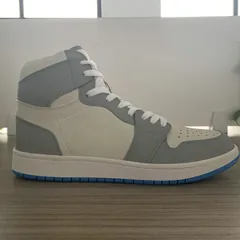 Grey and Beige AJ x D style oil edge process Sneakers Shape MBS114 image 1
