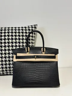 Crocodile Leather 30cm Matte Top Handle Tote Bag Collection WCB028 image 5