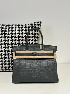 Crocodile Leather 30cm Matte Top Handle Tote Bag Collection WCB028 image 6