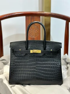 Crocodile Leather 30cm Matte Top Handle Tote Bag Collection WCB028 image 11