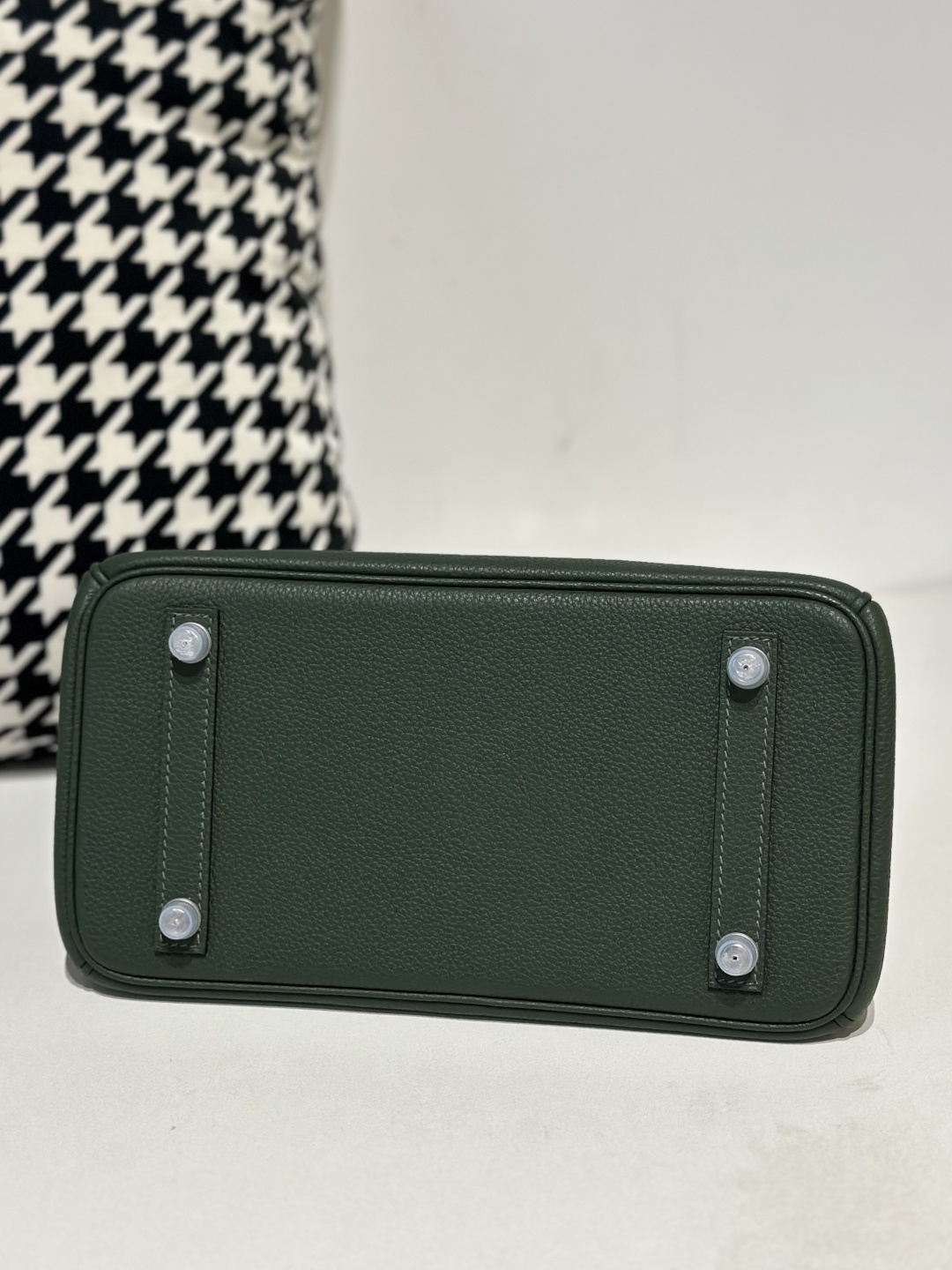 Crocodile Leather Emerald Green 25cm Glossy Silver Hardware Top Handle Tote Bag WCB047 image 6