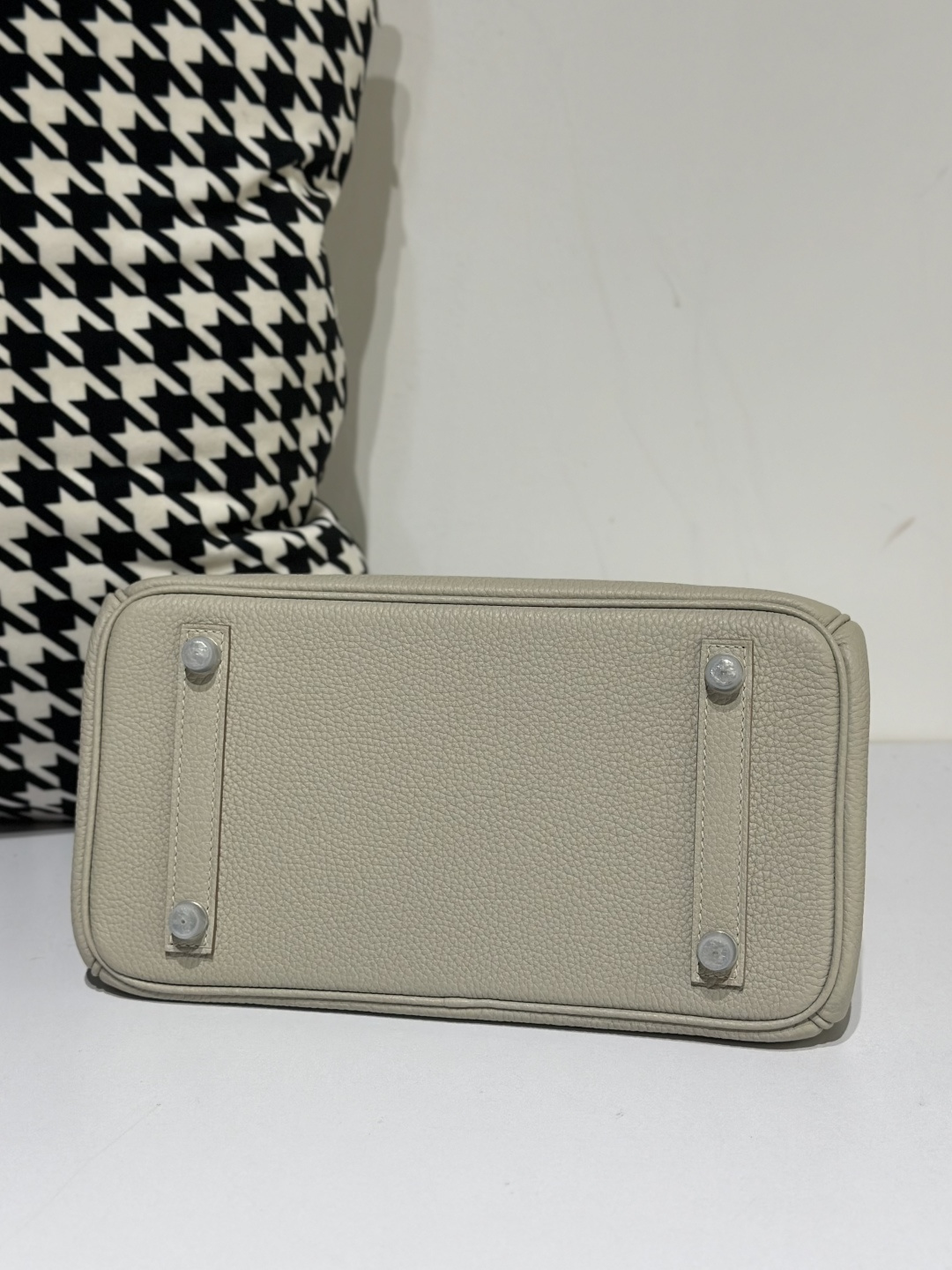 Crocodile Leather Glacier White 25cm Matte Silver Hardware Top Handle Tote Bag WCB055 photo 6