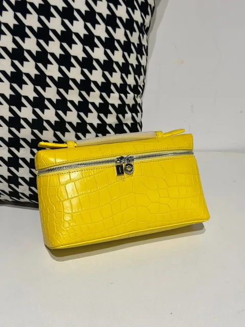 Crocodile Leather Belly Cut 19cm Matte Top Handle Bag Collection WCB108