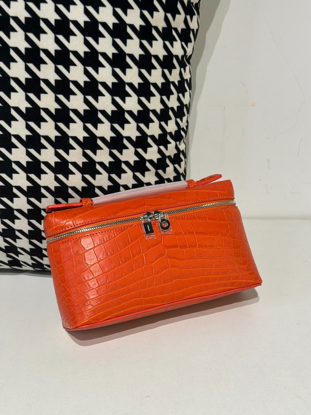 Crocodile Leather Belly Cut 19cm Matte Top Handle Bag Collection WCB108 image 2